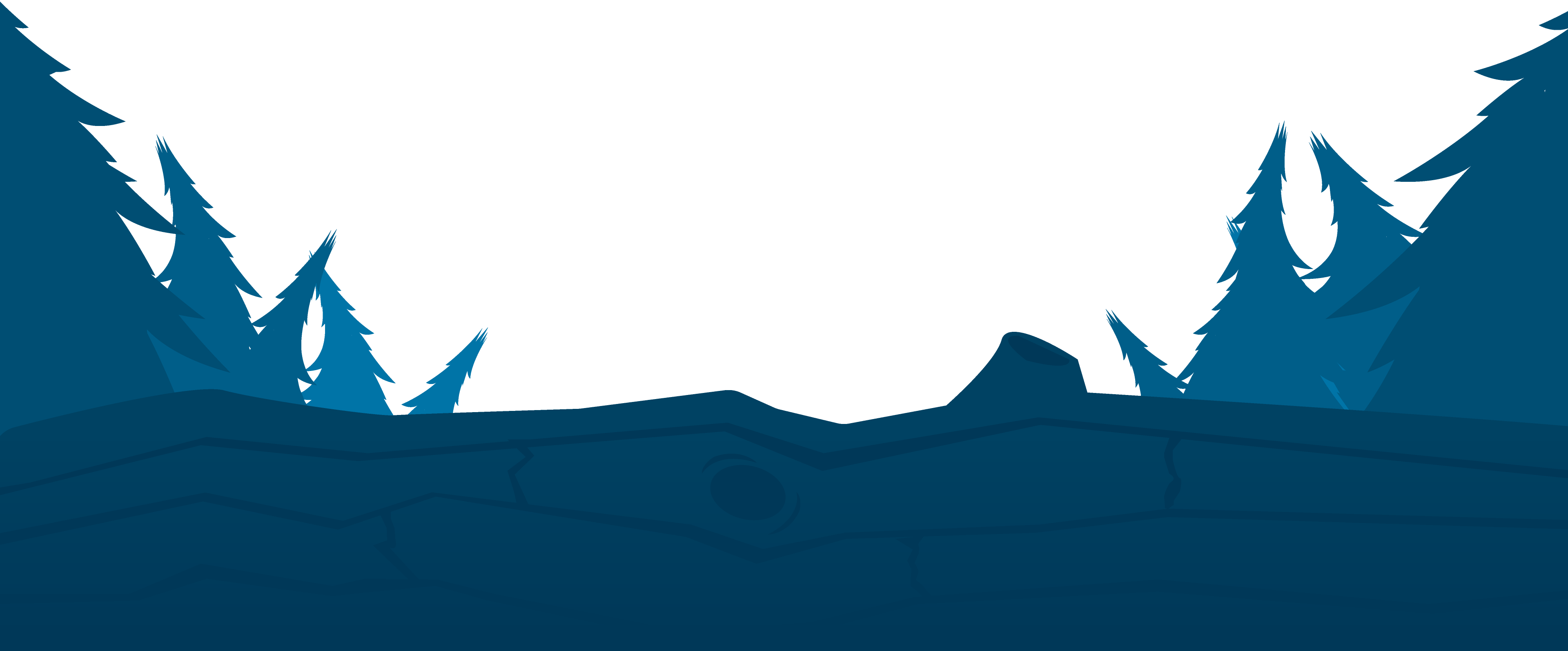 Illustratie omgevallen boom